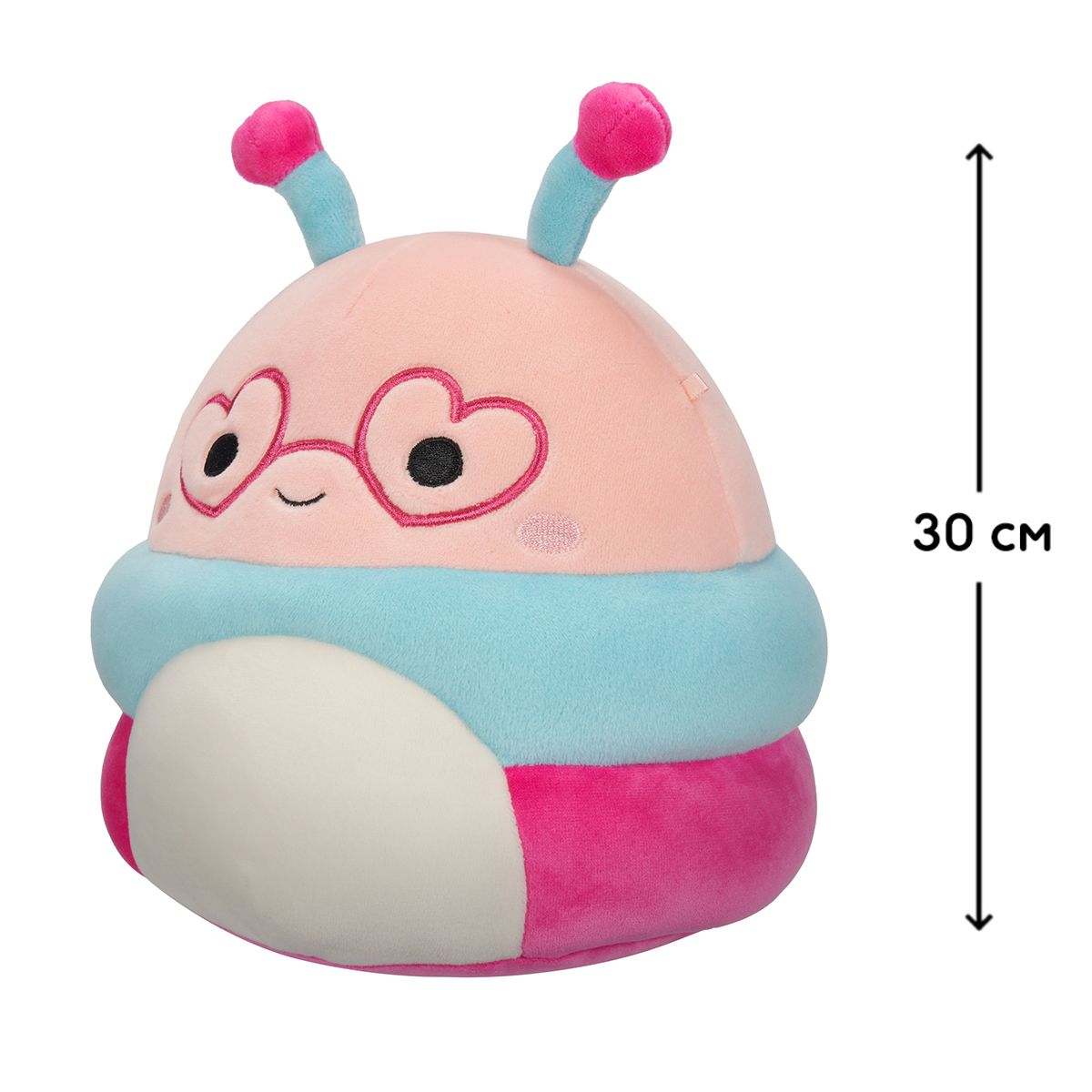 Мʼяка іграшка SQUISHMALLOWS – ГУСЕНИЦЯ ГРІФФІТ (30 cm)