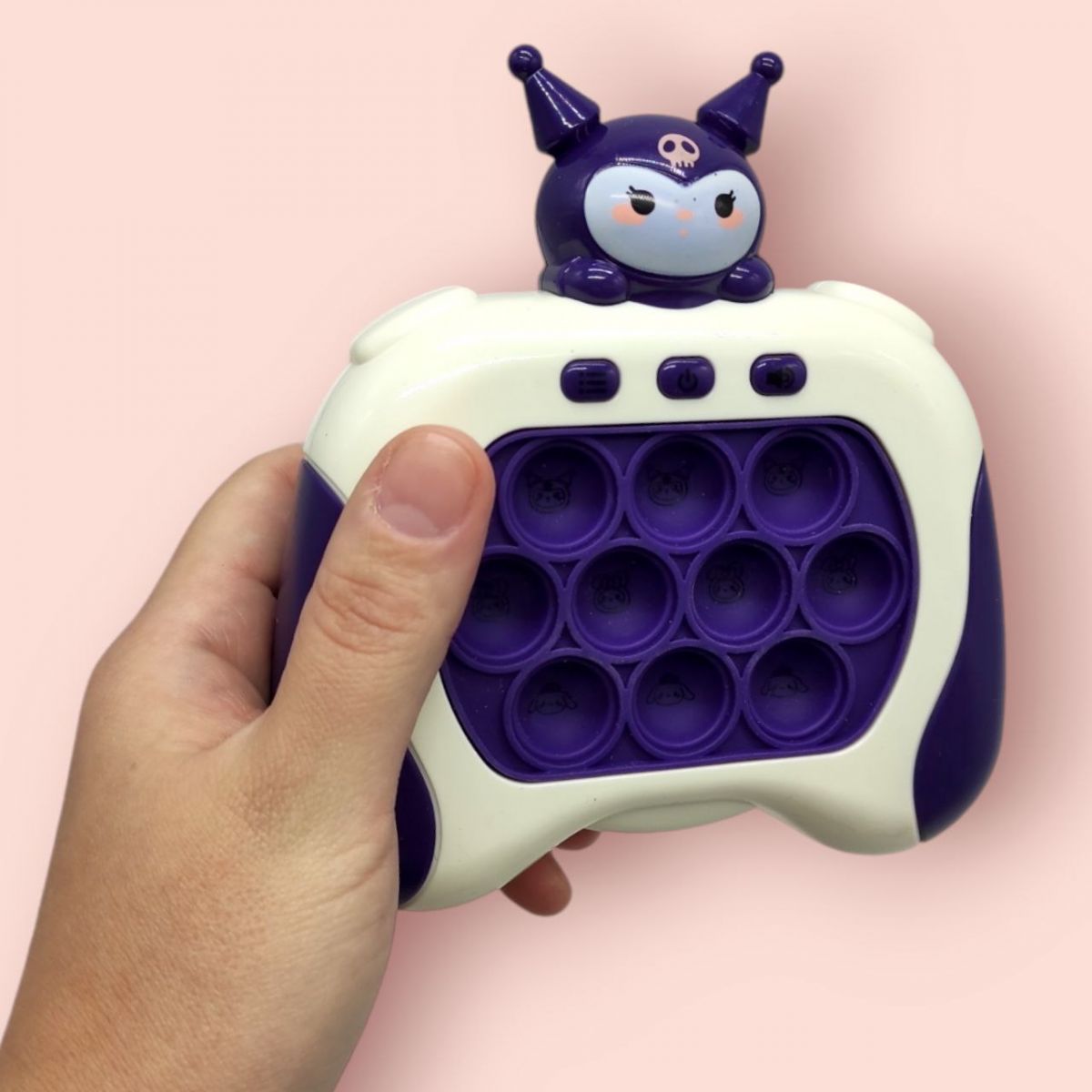 Электронная игра "Finger Press Pop-It Console" Куроми (Kuromi), фиолетовая