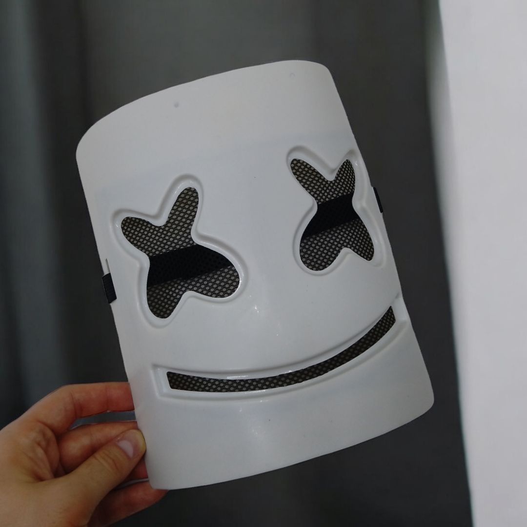 Маска пластиковая "Marshmello" (Маршмэллоу)