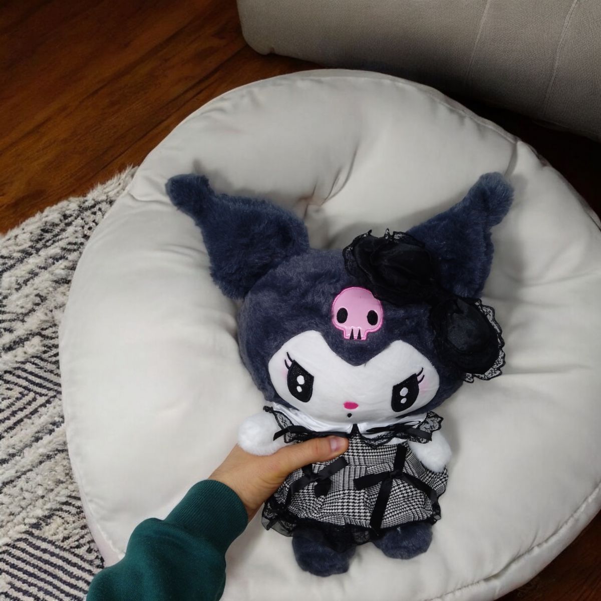 Мягкая игрушка аниме Sanrio Kuromi 35 см