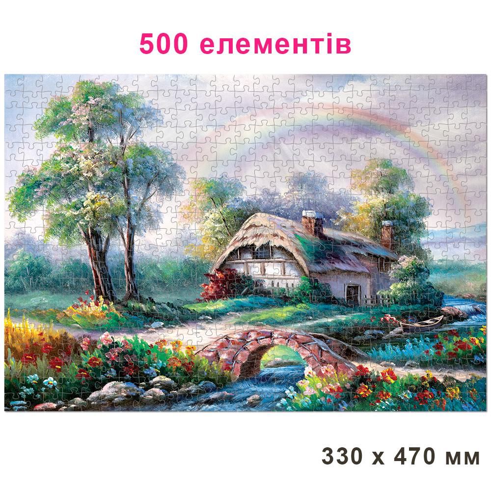 Пазли 500 "Ідеальний котедж"