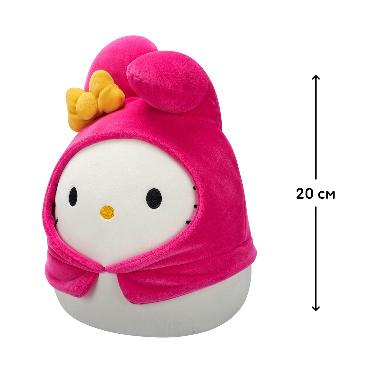 М'яка іграшка Squishmallows - Хелоу Кітті в образі Моя Мелоді (20 cm)