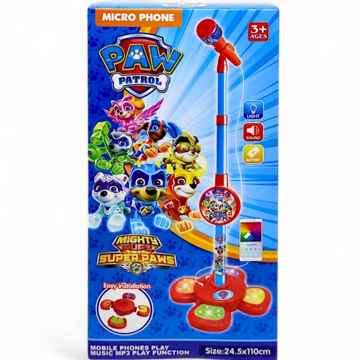 Мікрофон "Щенячий патруль" в коробці  фото 2