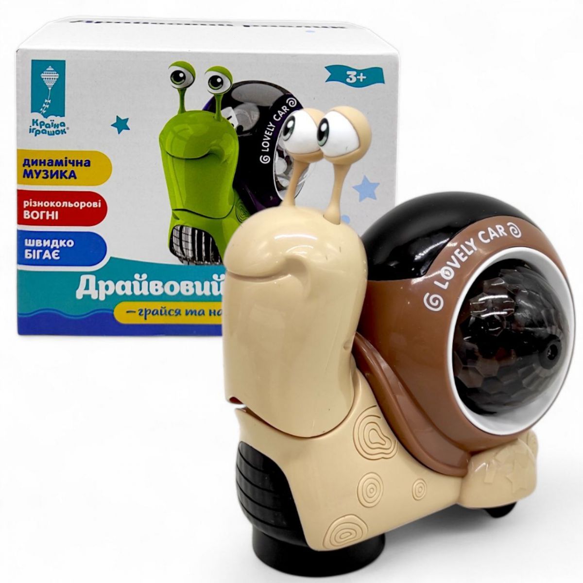 Музична іграшка "Драйвовий равлик" укр  фото 2