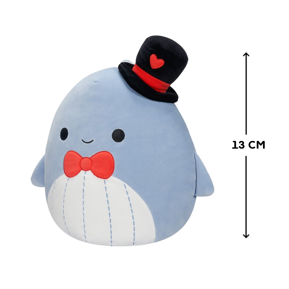 М'яка іграшка Squishmallows – Синій кит Самір (13 cm)