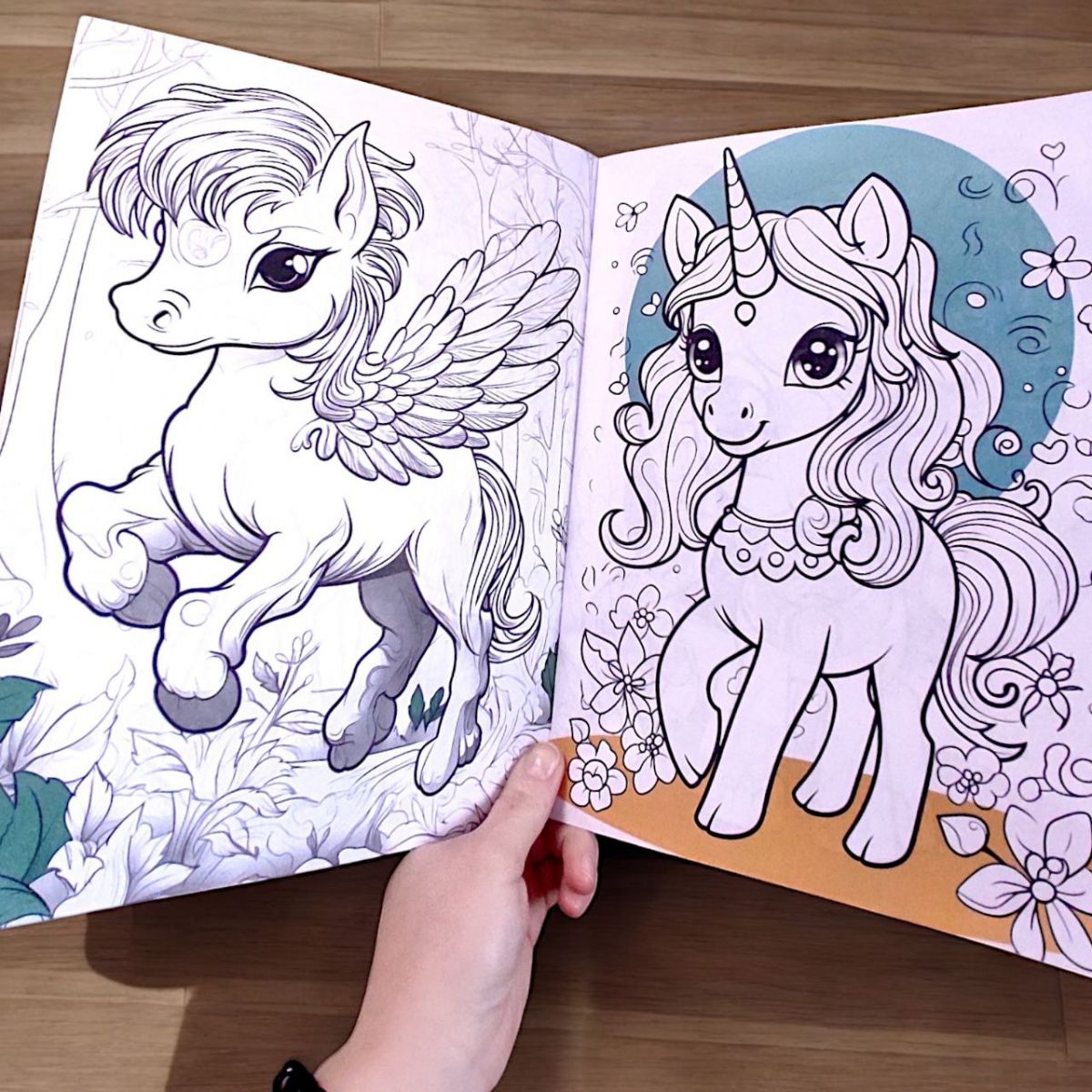 Розмальовка "Pony&Unicorn" 18 малюнків