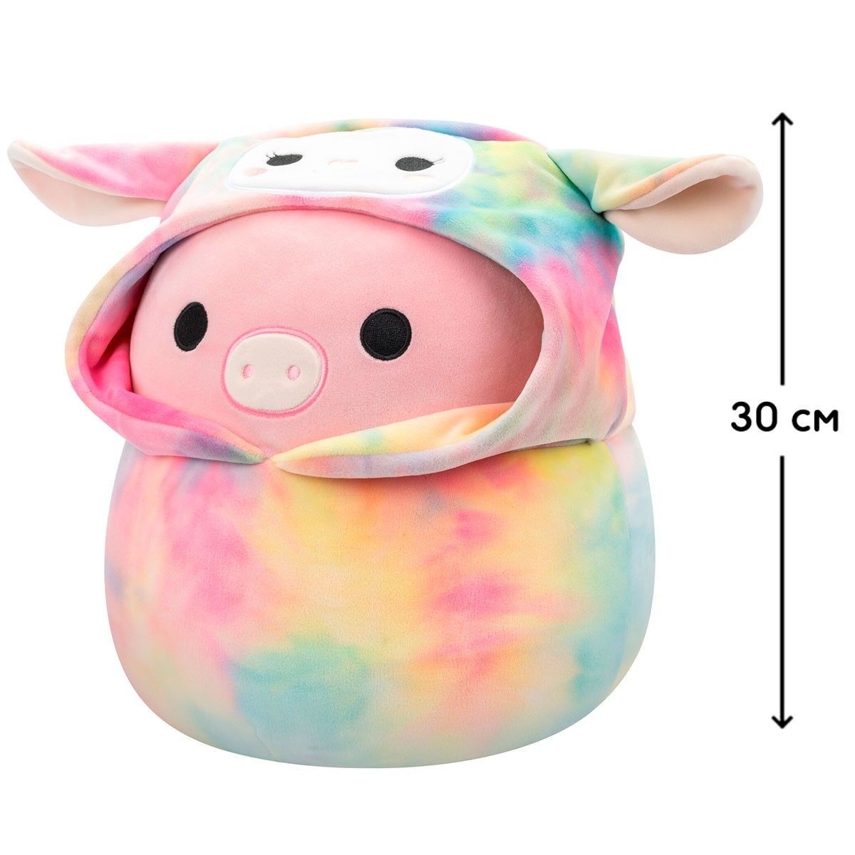 Мягкая игрушка Squishmallows - Поросенок Питер (30 cm, в одежде)