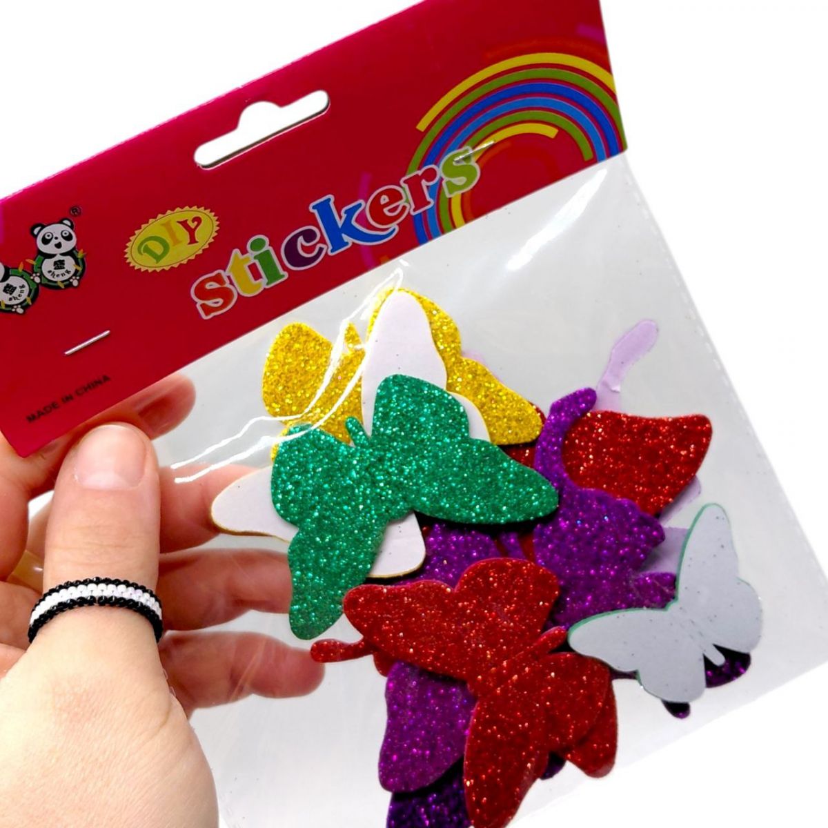 Набір для творчості з фоамірану блискучого на клейкій основі "Квіти, Зірки, Звірята" (18040)  фото 2