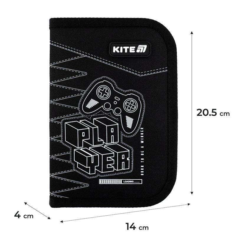 Пенал Kite 1 від. , 2 відв. , без наповнення 622 Player Пенал Kite 1 від. , 2 відв. , без наповнення 622 Player