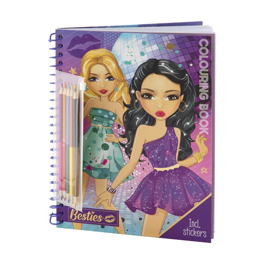 Besties Розмальовка А4 з наліпками та олівцями, арт.  961002  фото 2