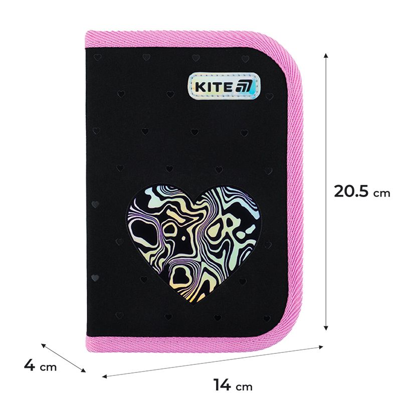 Пенал Kite 1 від. , 2 відв. , без наповнення 622 Love is Пенал Kite 1 від. , 2 відв. , без наповнення 622 Love is
