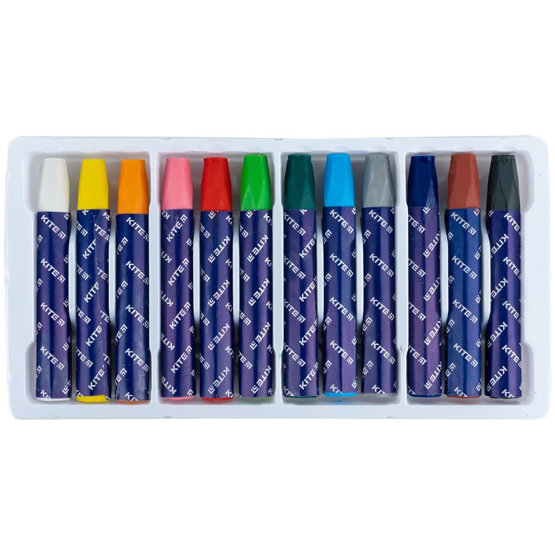Пастель масляна, 12 кольорів Kite Classic Пастель масляна, 12 кольорів Kite Classic