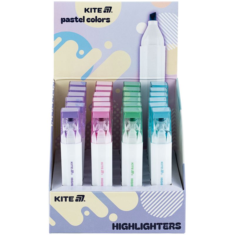 Маркер Highlighter, Kite Creative Pastel Colors Маркер Highlighter, Kite Creative Pastel Colors