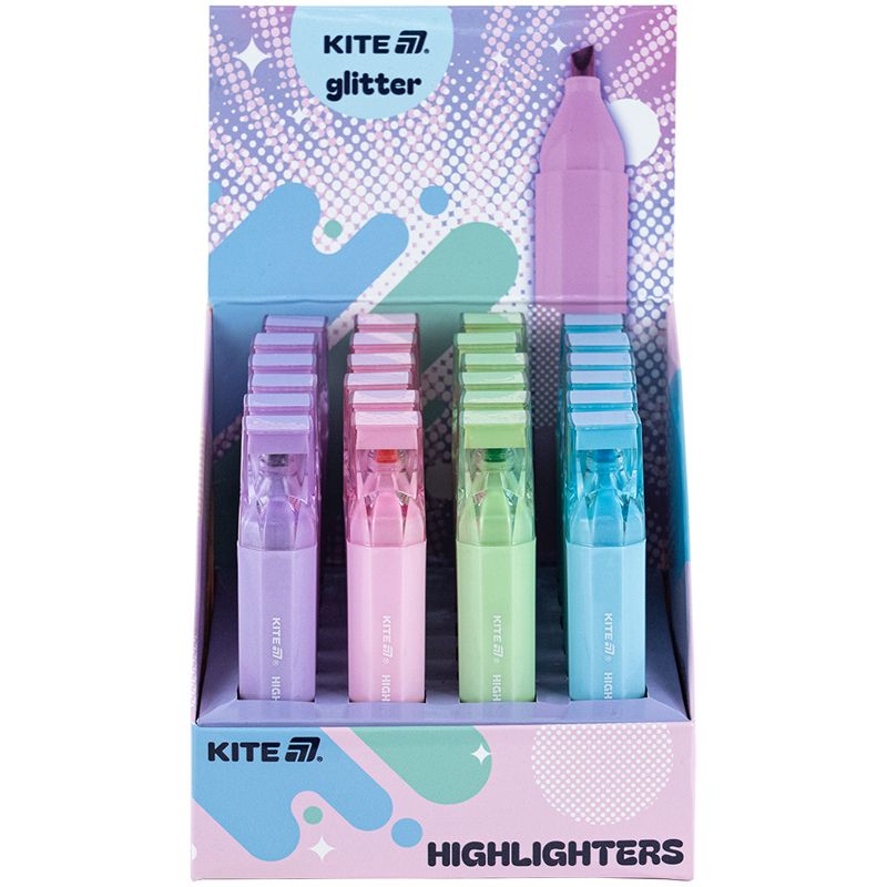 Маркер Highlighter, Kite Creative Glitter Маркер Highlighter, Kite Creative Glitter
