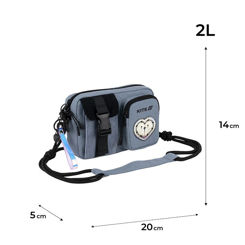 Сумка-кросбоді Kite Education teens 2522-3 Сумка-кросбоді Kite Education teens 2522-3