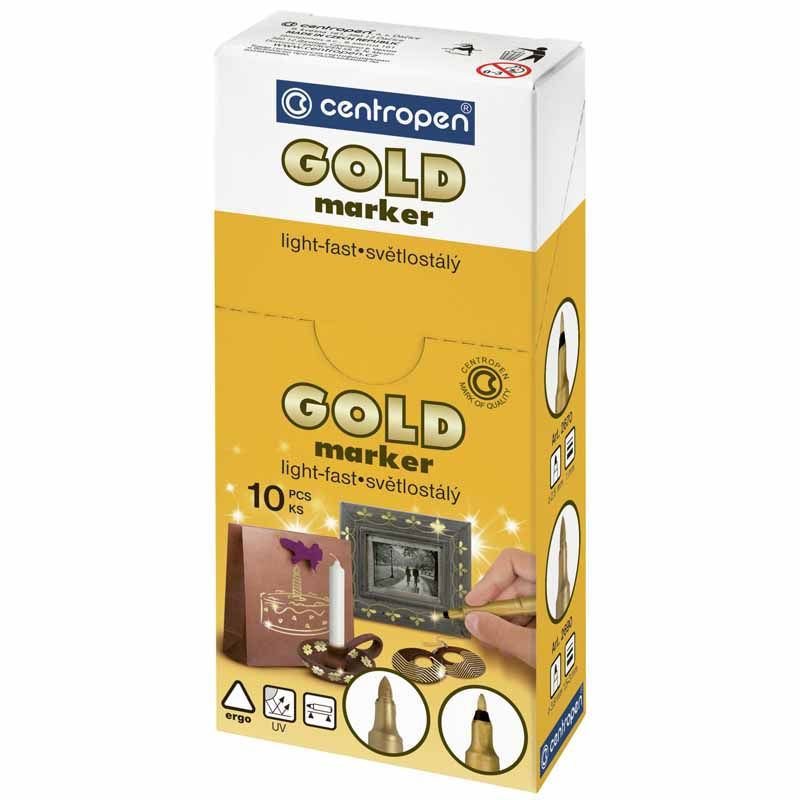 Маркер Gold 2670 1 мм. золотий Маркер Gold 2670 1 мм. золотий