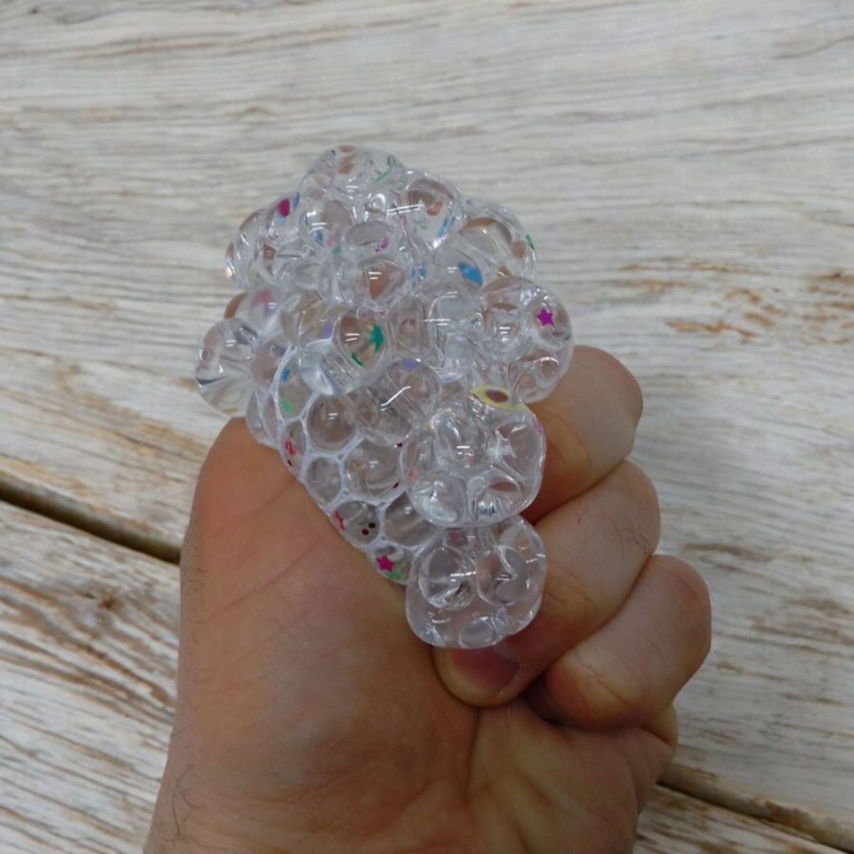 Игрушка-антистресс "Mesh Squishy Ball" орбиз со звездами, 6,5 см Игрушка-антистресс "Mesh Squishy Ball" орбиз со звездами, 6,5 см