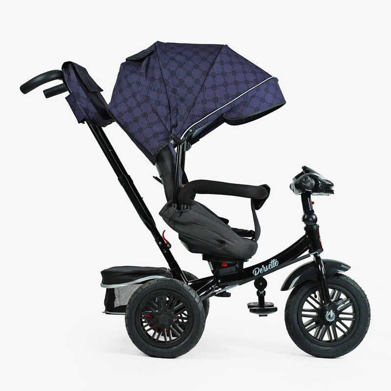 Велосипед 3-х колісний "BestTrike Perfetto" (поворотне сидіння, колеса гумові надувні, кошик, фара музична, USB, Bluetooth) фото 2 Велосипед 3-х колісний "BestTrike Perfetto" (поворотне сидіння, колеса гумові надувні, кошик, фара музична, USB, Bluetooth) фото 2