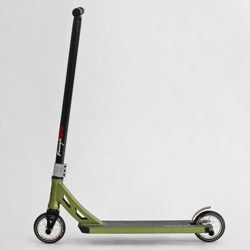 Самокат трюковий "Best Scoote" (HIC-система, ПЕГИ, алюмінієвий диск та дека, колеса PU, d=120 мм, ширина керма 58 см) фото 2 Самокат трюковий "Best Scoote" (HIC-система, ПЕГИ, алюмінієвий диск та дека, колеса PU, d=120 мм, ширина керма 58 см) фото 2