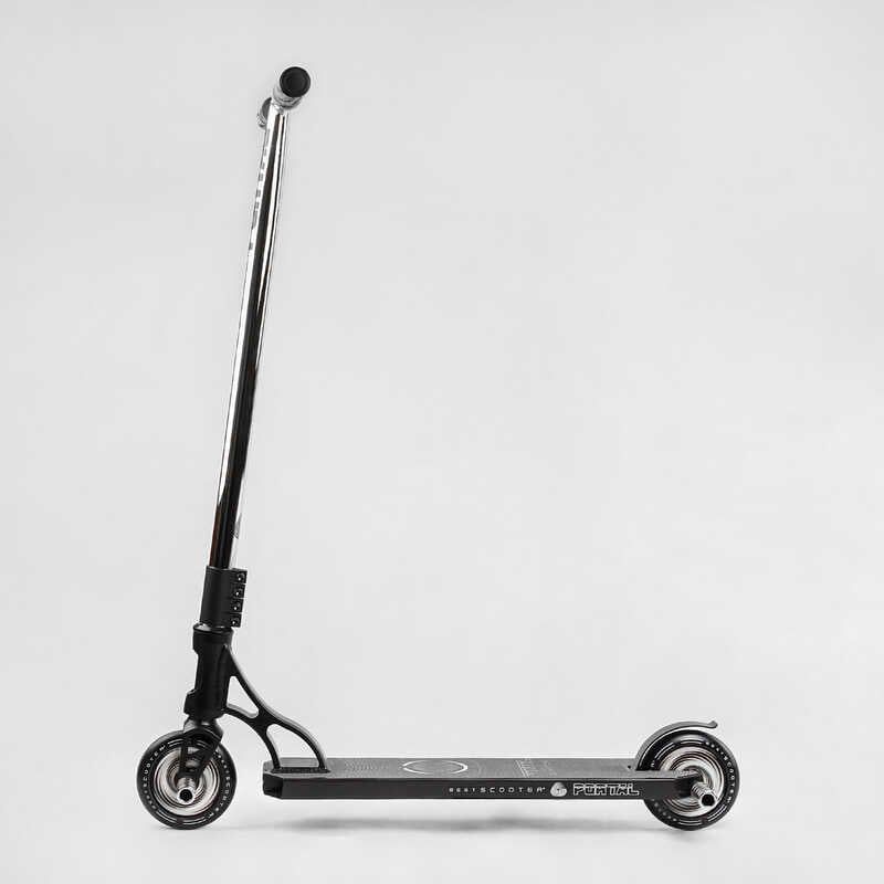 Самокат трюковий "Best Scooter. Portal" (HIC-система, ПЕГИ, алюмінієвий диск та дека, колеса PU, d=120 мм, ширина керма 58 см) фото 2 Самокат трюковий "Best Scooter. Portal" (HIC-система, ПЕГИ, алюмінієвий диск та дека, колеса PU, d=120 мм, ширина керма 58 см) фото 2