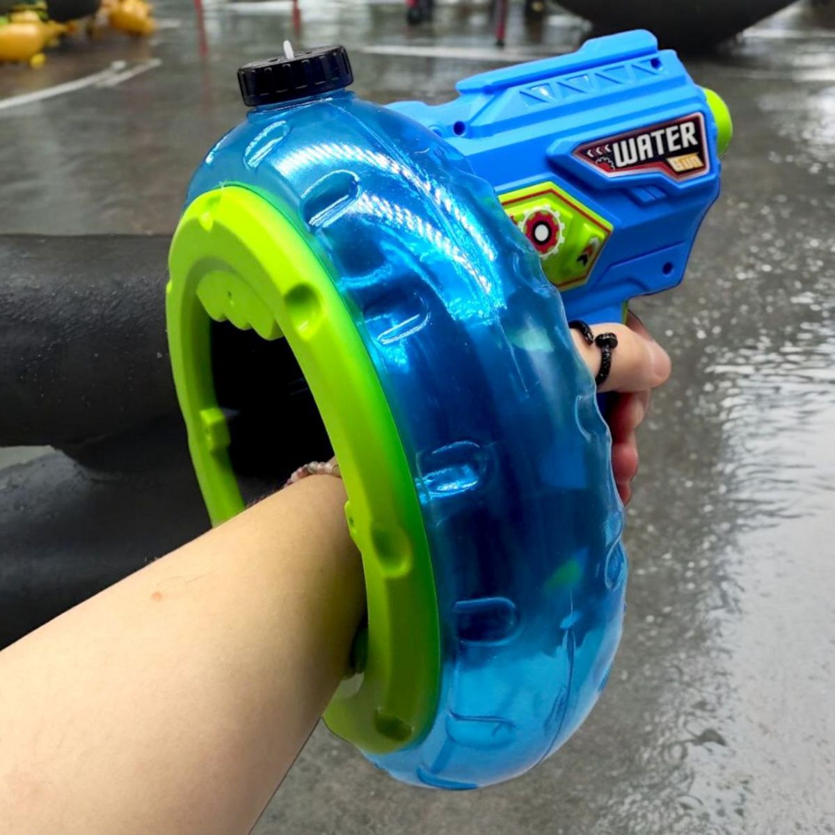 Водный пистолет "Water gun" (синий) фото 2 Водный пистолет "Water gun" (синий) фото 2