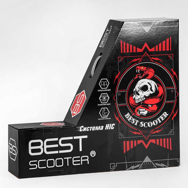 Самокат трюковий "Best Scooter" (HIC-система, ПЕГИ, алюмінієвий диск та дека, АНОДОВАНЕ ФАРБУВАННЯ, колеса PU, d = 110мм, ширина керма - 60 см) фото 2 Самокат трюковий "Best Scooter" (HIC-система, ПЕГИ, алюмінієвий диск та дека, АНОДОВАНЕ ФАРБУВАННЯ, колеса PU, d = 110мм, ширина керма - 60 см) фото 2