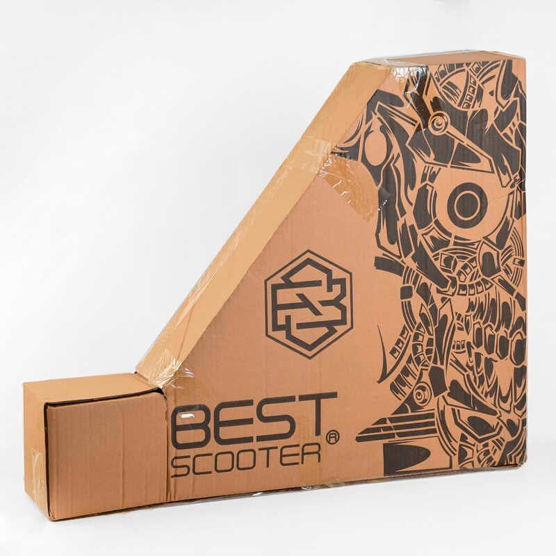 Самокат трюковий "Best Scooter" (HIC-система, Пегі, алюмінієвий диск і дека, колеса PU d-110мм, ширина керма - 52 см, висота - 83 см) фото 2 Самокат трюковий "Best Scooter" (HIC-система, Пегі, алюмінієвий диск і дека, колеса PU d-110мм, ширина керма - 52 см, висота - 83 см) фото 2