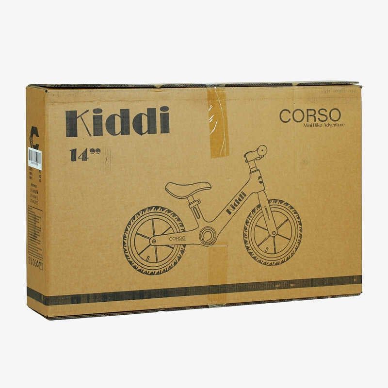 Велобіг "CORSO KIDDI" (магнієва рама, колеса надувні резинові 12’’, алюмінієві обода, підставка для ніг, корзинка) фото 2 Велобіг "CORSO KIDDI" (магнієва рама, колеса надувні резинові 12’’, алюмінієві обода, підставка для ніг, корзинка) фото 2