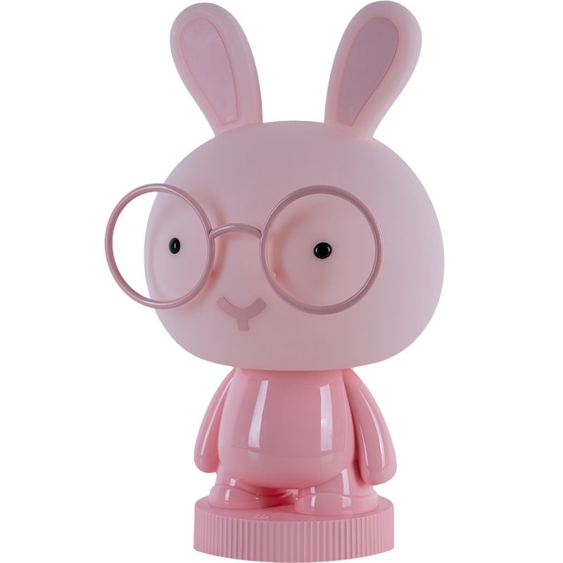 Світильник-нічник LED з акумулятором Bunny, рожевий  фото 2