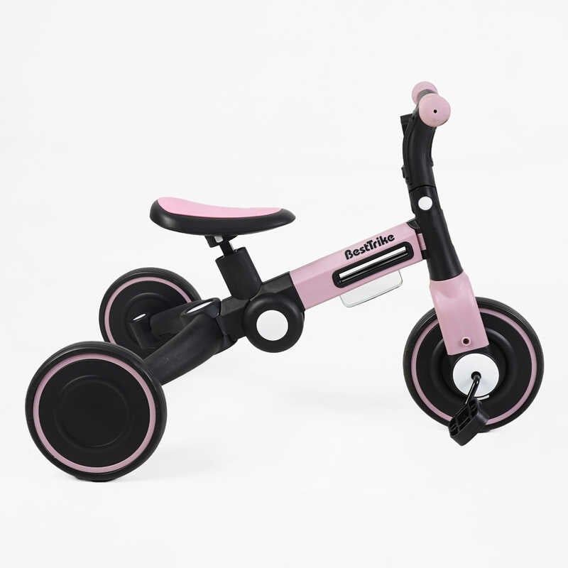 Велосипед 3-х колесный BS-11402 Best Trike колеса EVA переднее 8'', заднее 6'', нейлоновая рама, трансформируется в велобег, подсветка, в коробке фото 2 Велосипед 3-х колесный BS-11402 Best Trike колеса EVA переднее 8'', заднее 6'', нейлоновая рама, трансформируется в велобег, подсветка, в коробке фото 2