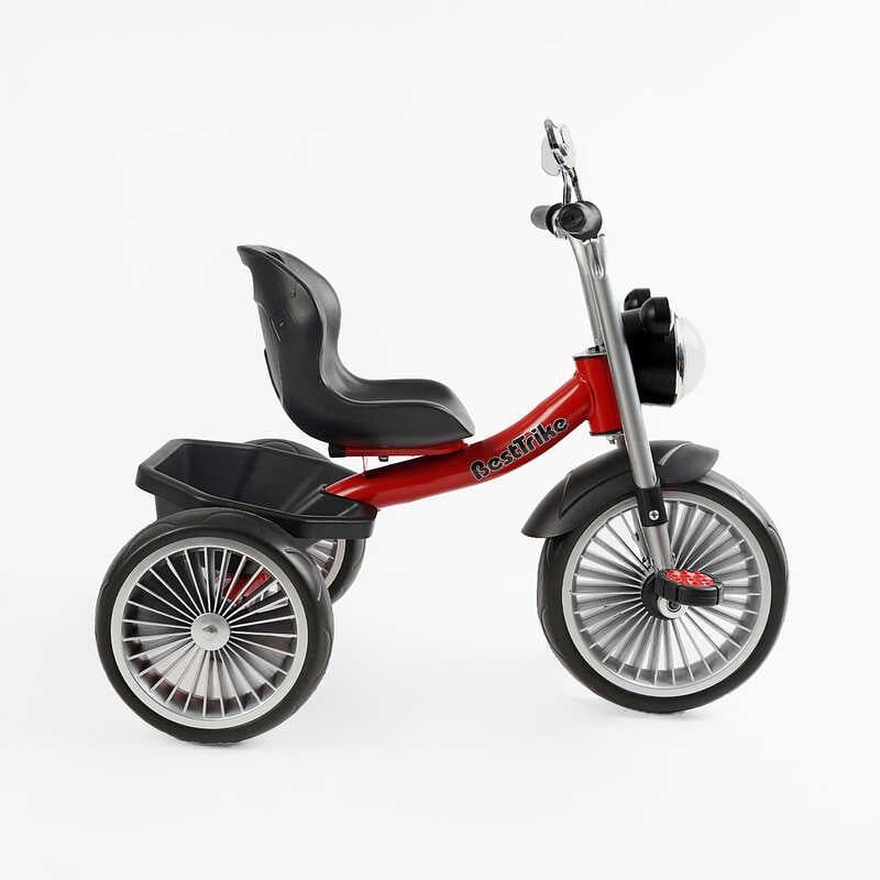 Велосипед 3-х колесный BS-69116 Best Trike колеса EVA переднее 10”, заднее 8”, стальная рама, УКР. Озвучка, корзина, в коробке фото 2 Велосипед 3-х колесный BS-69116 Best Trike колеса EVA переднее 10”, заднее 8”, стальная рама, УКР. Озвучка, корзина, в коробке фото 2