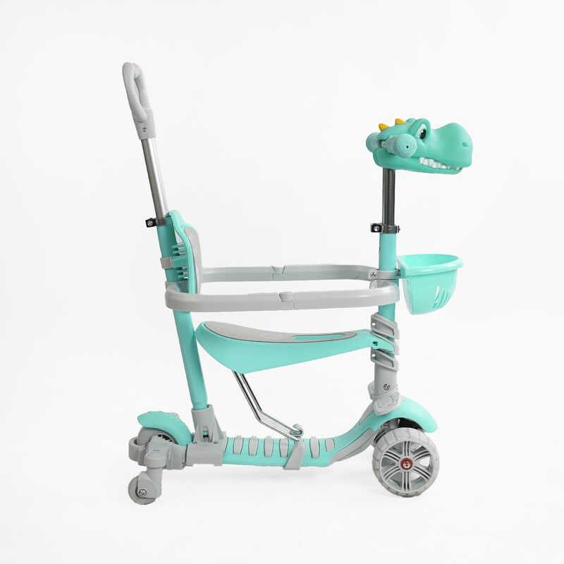 Самокат 5в1 "Best Scooter", з ДОП. КОЛЕСАМИ, захисний бампер, PU колеса зі світлом, в коробці фото 2 Самокат 5в1 "Best Scooter", з ДОП. КОЛЕСАМИ, захисний бампер, PU колеса зі світлом, в коробці фото 2