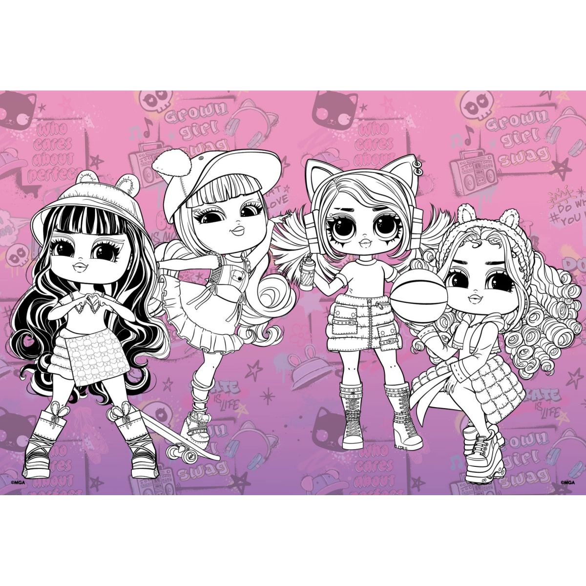 Книжка-розмальовка зі стікерами "Skate Dance 2 Tweens" фото 2 Книжка-розмальовка зі стікерами "Skate Dance 2 Tweens" фото 2