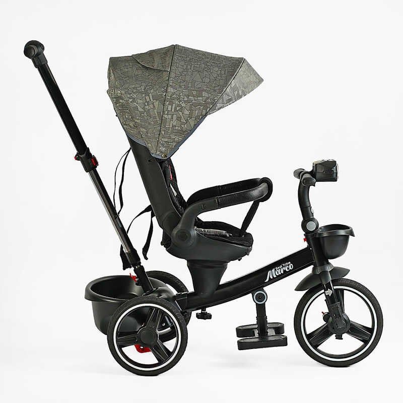 Велосипед 9155 / 318-82 BestTrike Marco (1) поворотне сидіння, складне кермо, колеса з прогумованим PU, кошик, телескопічна ручка, фара музична фото 2 Велосипед 9155 / 318-82 BestTrike Marco (1) поворотне сидіння, складне кермо, колеса з прогумованим PU, кошик, телескопічна ручка, фара музична фото 2