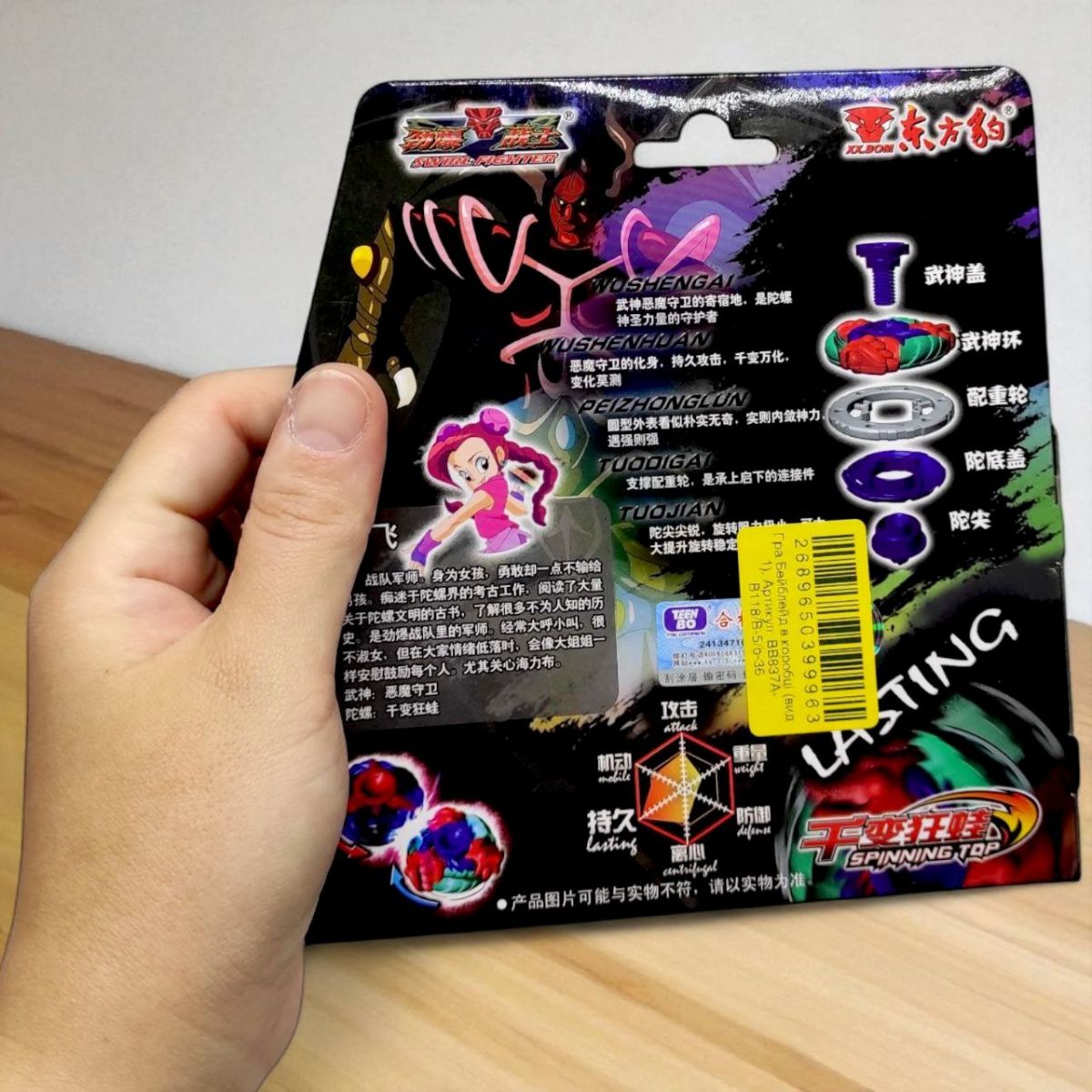 Игра Бейблейд в коробке "Swirl Fighter" (вид 1) фото 2 Игра Бейблейд в коробке "Swirl Fighter" (вид 1) фото 2
