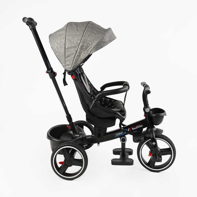 Велосипед 6390 BestTrike Oscar (1) ПОВОРОТНЕ СИДІННЯ, КЕРМО СКЛАДАЄТЬСЯ, КОЛЕСА З ПРОГУМОВАНИМ PU, КОШИК, ТЕЛЕСКОПІЧНА РУЧКА фото 2 Велосипед 6390 BestTrike Oscar (1) ПОВОРОТНЕ СИДІННЯ, КЕРМО СКЛАДАЄТЬСЯ, КОЛЕСА З ПРОГУМОВАНИМ PU, КОШИК, ТЕЛЕСКОПІЧНА РУЧКА фото 2