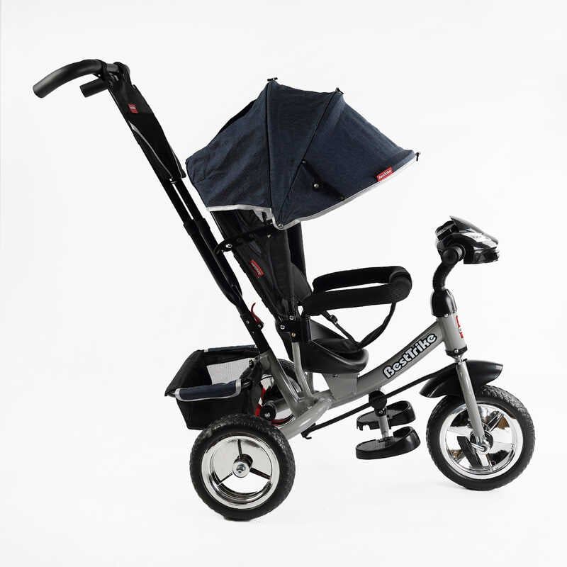Велосипед 3-х колісний 6588 Best Trike (1) КОЛЕСО ПІНА, d=25см переднє, d=20см задні, фара музична, USB, Bluetooth, в коробці фото 2 Велосипед 3-х колісний 6588 Best Trike (1) КОЛЕСО ПІНА, d=25см переднє, d=20см задні, фара музична, USB, Bluetooth, в коробці фото 2