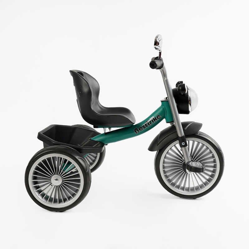 Велосипед 3-х колісний Best Trike (1) колеса EVA переднє 10’’, заднє 8’’, сталева рама, УКР. ОЗВУЧУВАННЯ, кошик, в коробці фото 2 Велосипед 3-х колісний Best Trike (1) колеса EVA переднє 10’’, заднє 8’’, сталева рама, УКР. ОЗВУЧУВАННЯ, кошик, в коробці фото 2