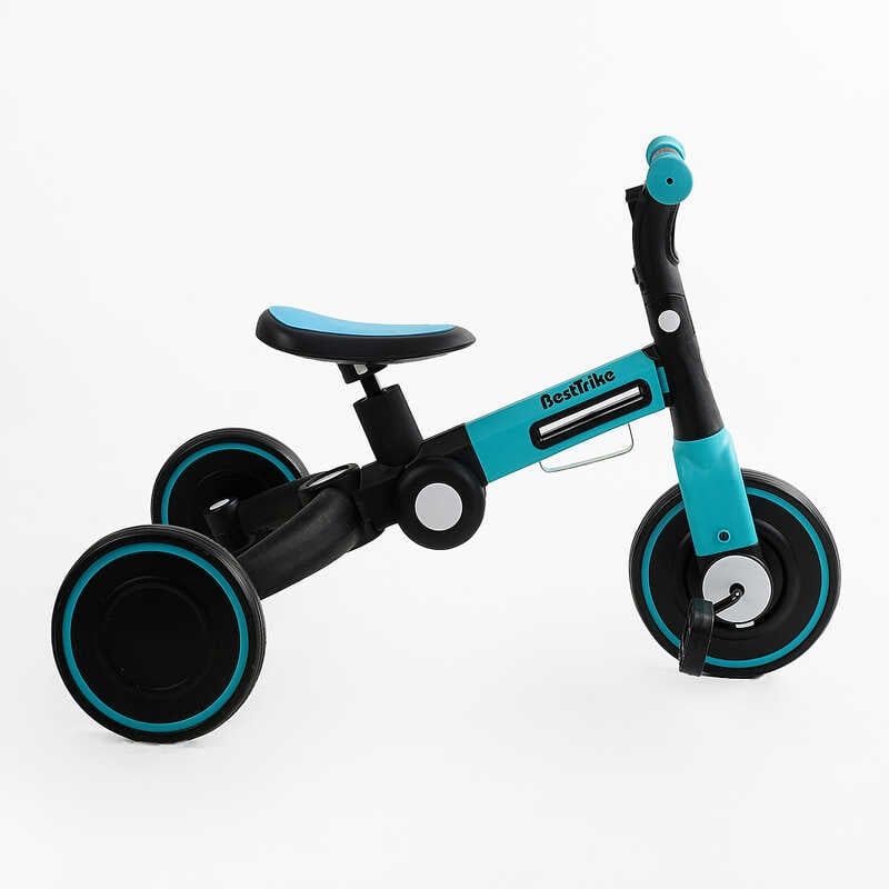 Велосипед 3-х колісний BS-77552 Best Trike (1) колеса EVA переднє 8’’, заднє 6’’, нейлонова рама, трансформується у велобіг, підсвічування, в коробці фото 2 Велосипед 3-х колісний BS-77552 Best Trike (1) колеса EVA переднє 8’’, заднє 6’’, нейлонова рама, трансформується у велобіг, підсвічування, в коробці фото 2