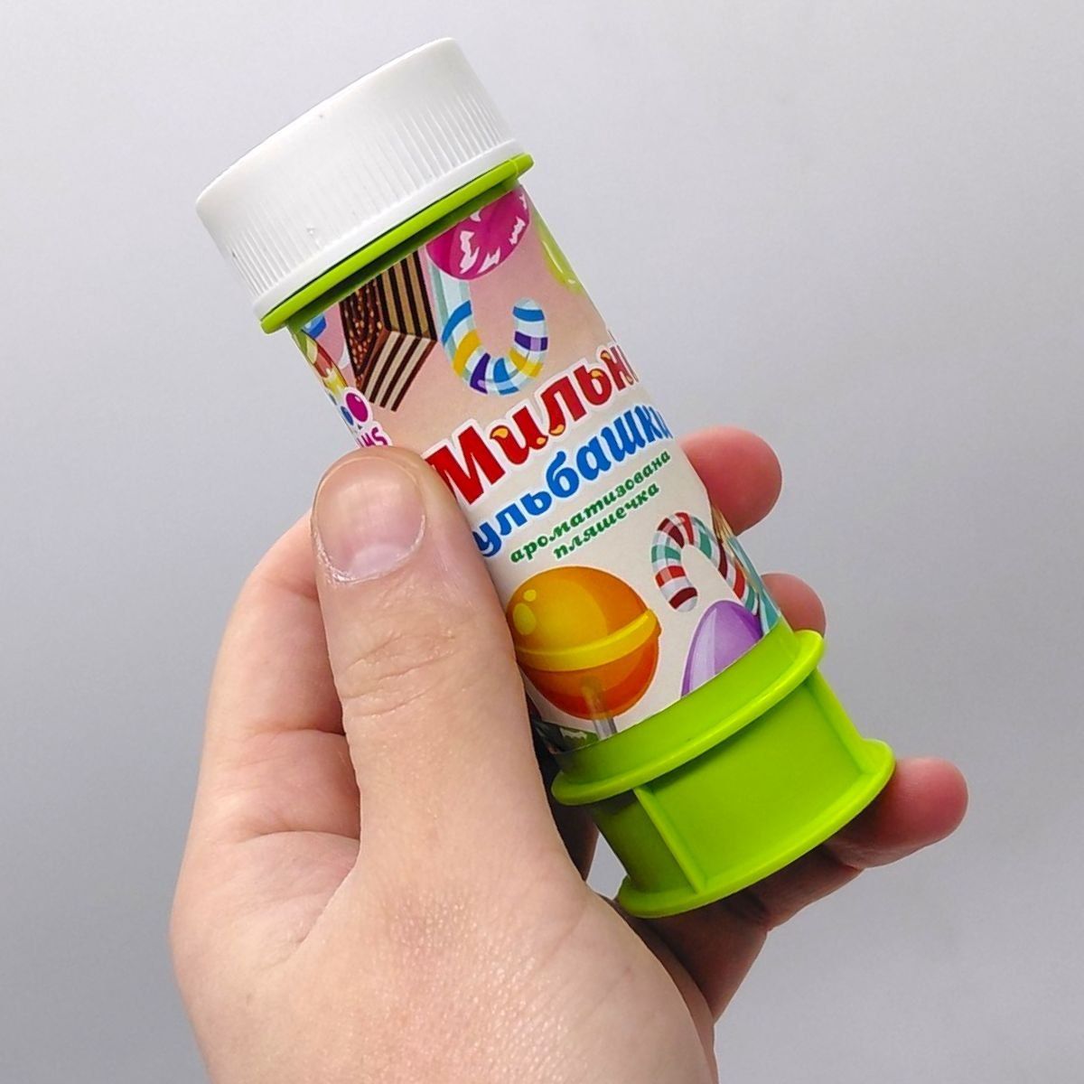 Мыльные пузыри, 60 мл, с Ароматом (12 шт)  фото 2