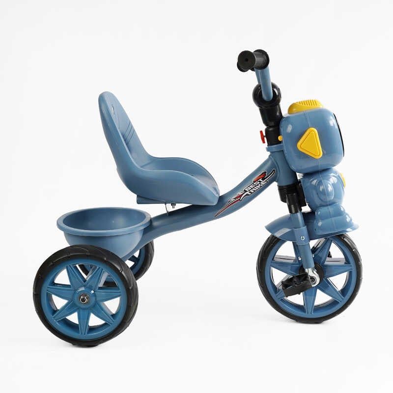 Велосипед 3-х колісний BS-40506 Best Trike (1) колеса EVA переднє 10’’, заднє 8’’, сталева рама, УКР. ОЗВУЧУВАННЯ, кошик, в коробці фото 2 Велосипед 3-х колісний BS-40506 Best Trike (1) колеса EVA переднє 10’’, заднє 8’’, сталева рама, УКР. ОЗВУЧУВАННЯ, кошик, в коробці фото 2