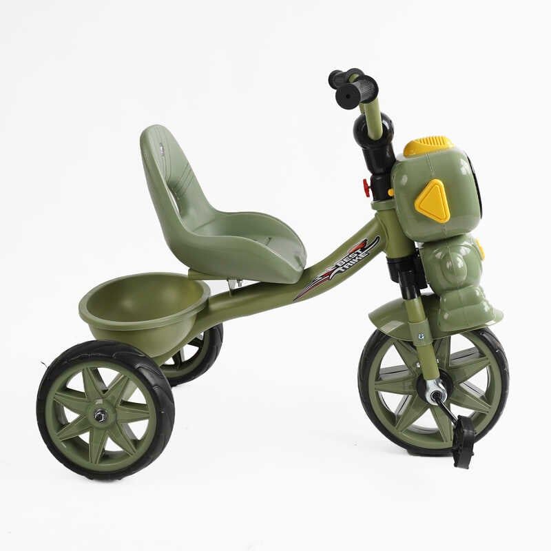 Велосипед 3-х колісний BS-50570 Best Trike (1) колеса EVA переднє 10’’, заднє 8’’, сталева рама, УКР. ОЗВУЧУВАННЯ, кошик, в коробці фото 2 Велосипед 3-х колісний BS-50570 Best Trike (1) колеса EVA переднє 10’’, заднє 8’’, сталева рама, УКР. ОЗВУЧУВАННЯ, кошик, в коробці фото 2