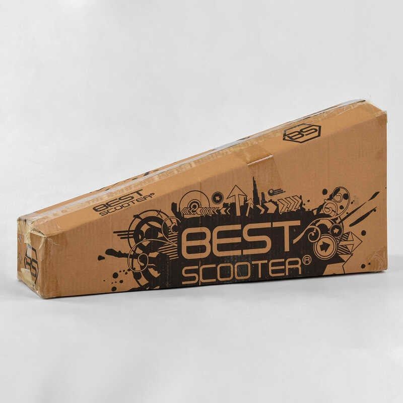 Самокат "Best Scooter" пластмассовый, 4 колеса PU, СВЕТ, трубка руля алюминиевая, d=12 см, в коробке фото 2 Самокат "Best Scooter" пластмассовый, 4 колеса PU, СВЕТ, трубка руля алюминиевая, d=12 см, в коробке фото 2