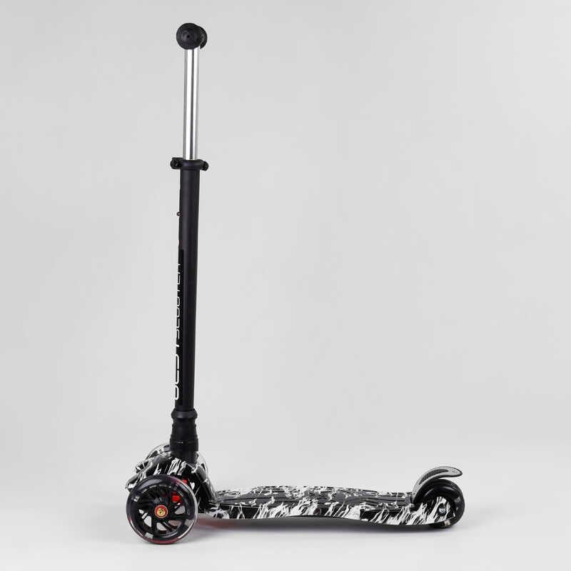 Самокат "Best Scooter" колеса PU, СВІТЛО, трубка керма алюмінієва, d передніх коліс = 12 см, d задніх коліс = 8 см, в коробці фото 2 Самокат "Best Scooter" колеса PU, СВІТЛО, трубка керма алюмінієва, d передніх коліс = 12 см, d задніх коліс = 8 см, в коробці фото 2