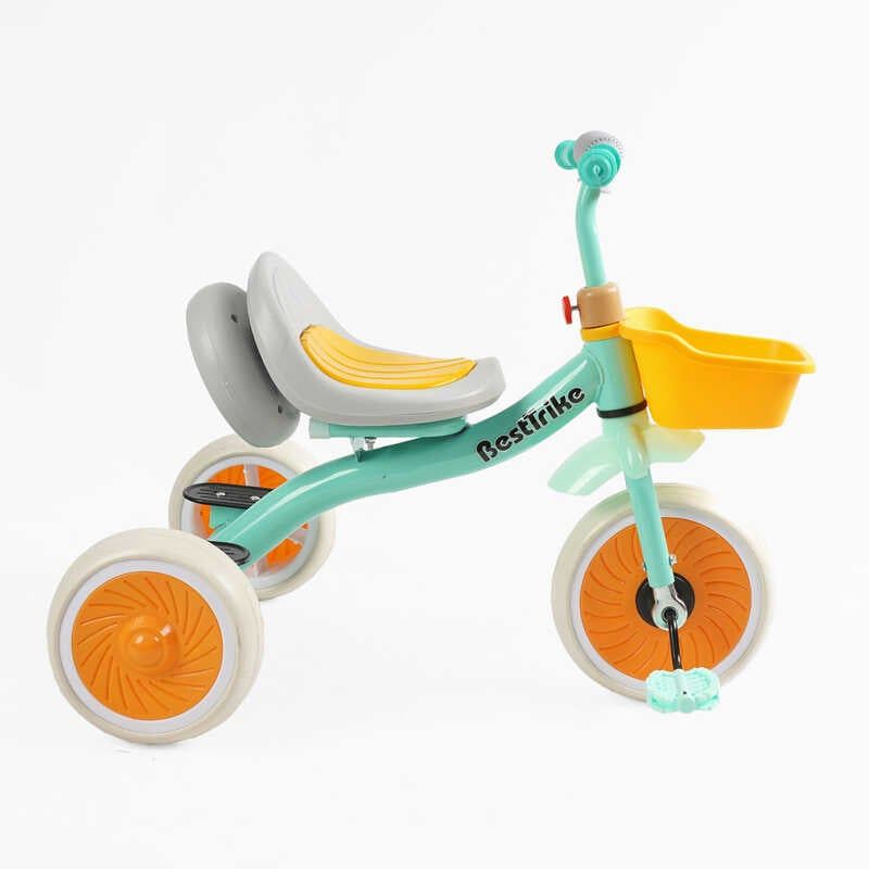 Велосипед 3-х колесный BS-49151 Best Trike (1) колеса EVA переднее 10'', заднее 8'', стальная рама, УКР. ОБУЧИВАНИЕ, свет, корзина, в коробке фото 2 Велосипед 3-х колесный BS-49151 Best Trike (1) колеса EVA переднее 10'', заднее 8'', стальная рама, УКР. ОБУЧИВАНИЕ, свет, корзина, в коробке фото 2