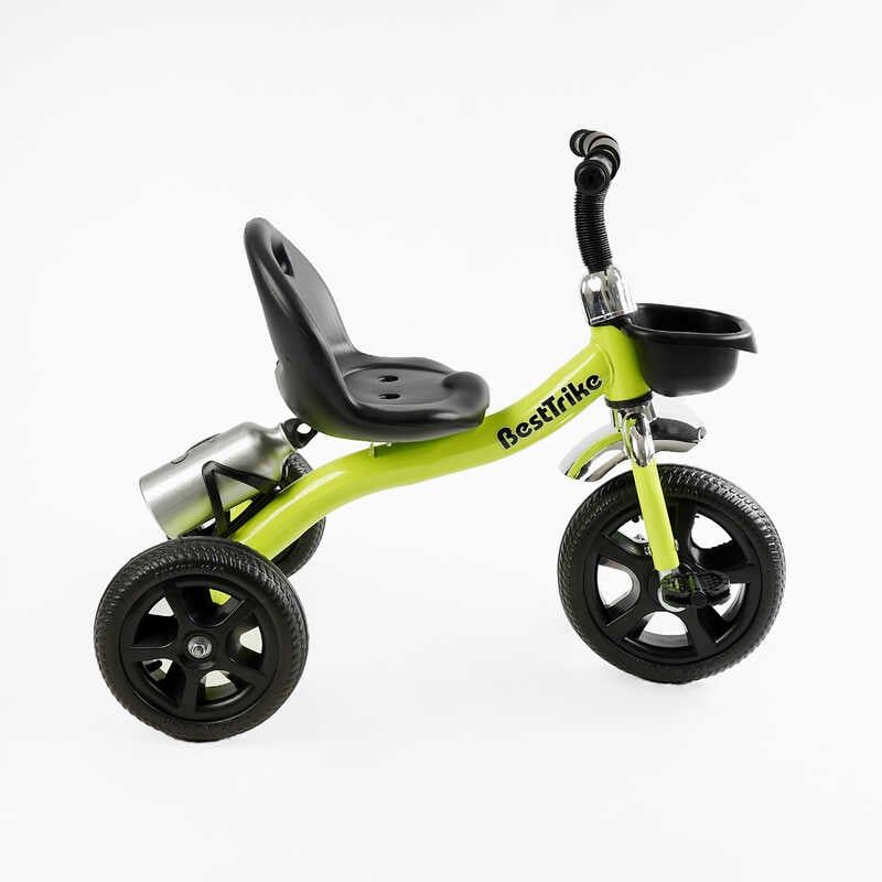 Велосипед 3-х колісний "Best Trike" (сталева рама, колеса EVA, переднє d=10’’, заднє d=8’’, кошик, пляшечка, в коробці) фото 2 Велосипед 3-х колісний "Best Trike" (сталева рама, колеса EVA, переднє d=10’’, заднє d=8’’, кошик, пляшечка, в коробці) фото 2