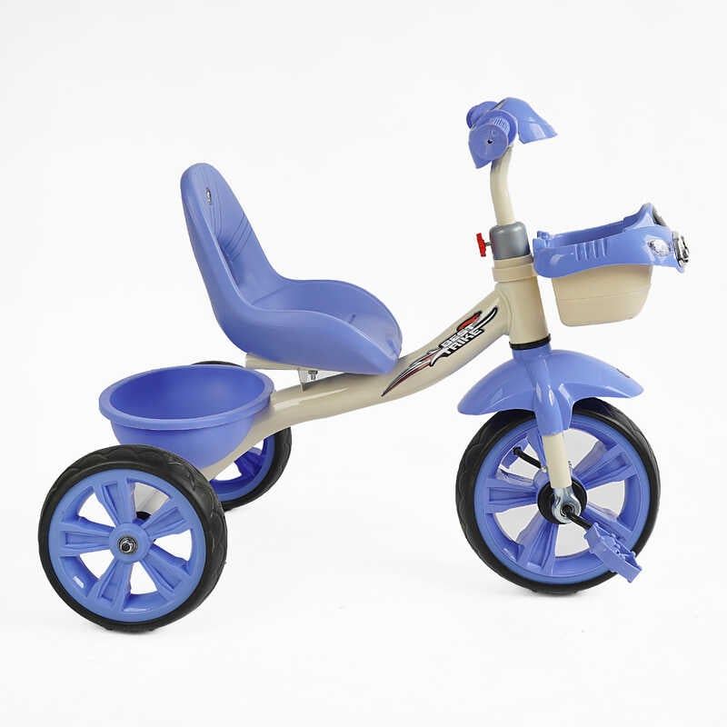 Велосипед 3-х колісний BS-60811 Best Trike (1) колеса EVA переднє 10’’, заднє 8’’, сталева рама, УКР. ОЗВУЧУВАННЯ, кошик, в коробці фото 2 Велосипед 3-х колісний BS-60811 Best Trike (1) колеса EVA переднє 10’’, заднє 8’’, сталева рама, УКР. ОЗВУЧУВАННЯ, кошик, в коробці фото 2