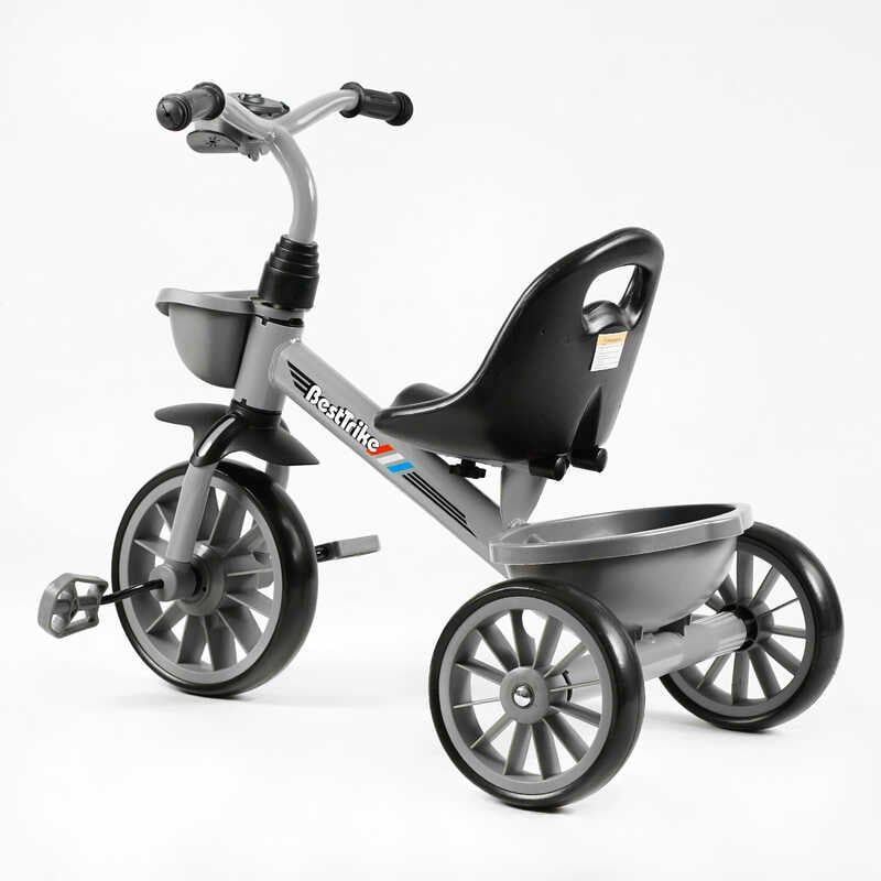 Велосипед 3-х колісний BS-18125 Best Trike (1) колеса EVA переднє 12’’, заднє 10’’, сталева рама, фара з музикою та світлом, 1 пісня українською та 2 англійською, 2 кошики, в коробці фото 2 Велосипед 3-х колісний BS-18125 Best Trike (1) колеса EVA переднє 12’’, заднє 10’’, сталева рама, фара з музикою та світлом, 1 пісня українською та 2 англійською, 2 кошики, в коробці фото 2