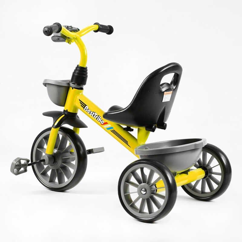 Велосипед 3-х колісний BS-16390 Best Trike (1) колеса EVA переднє 12’’, заднє 10’’, сталева рама, фара з музикою та світлом, 1 пісня українською та 2 англійською, 2 кошики, в коробці фото 2 Велосипед 3-х колісний BS-16390 Best Trike (1) колеса EVA переднє 12’’, заднє 10’’, сталева рама, фара з музикою та світлом, 1 пісня українською та 2 англійською, 2 кошики, в коробці фото 2
