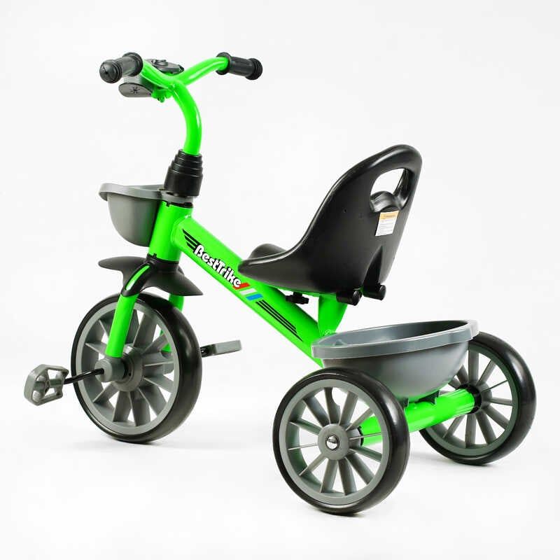 Велосипед 3-х колісний BS-14640 Best Trike (1) колеса EVA переднє 12’’, заднє 10’’, сталева рама, фара з музикою та світлом, 1 пісня українською та 2 англійською, 2 кошики, в коробці фото 2 Велосипед 3-х колісний BS-14640 Best Trike (1) колеса EVA переднє 12’’, заднє 10’’, сталева рама, фара з музикою та світлом, 1 пісня українською та 2 англійською, 2 кошики, в коробці фото 2